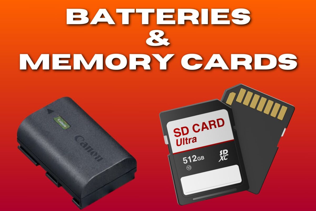 Canon Batteries And Memory Cards Are Essential Accessories When Setting Up A New Camera.