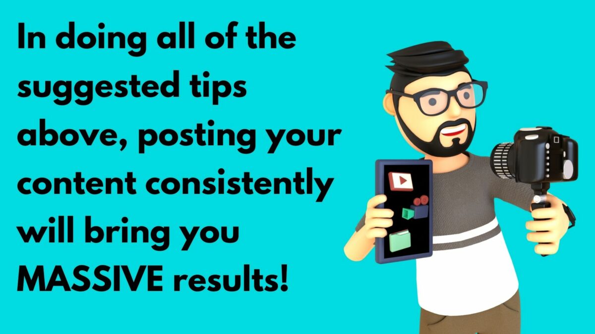 Consistency Is Important If You Want To Stand Out As A Content Creator