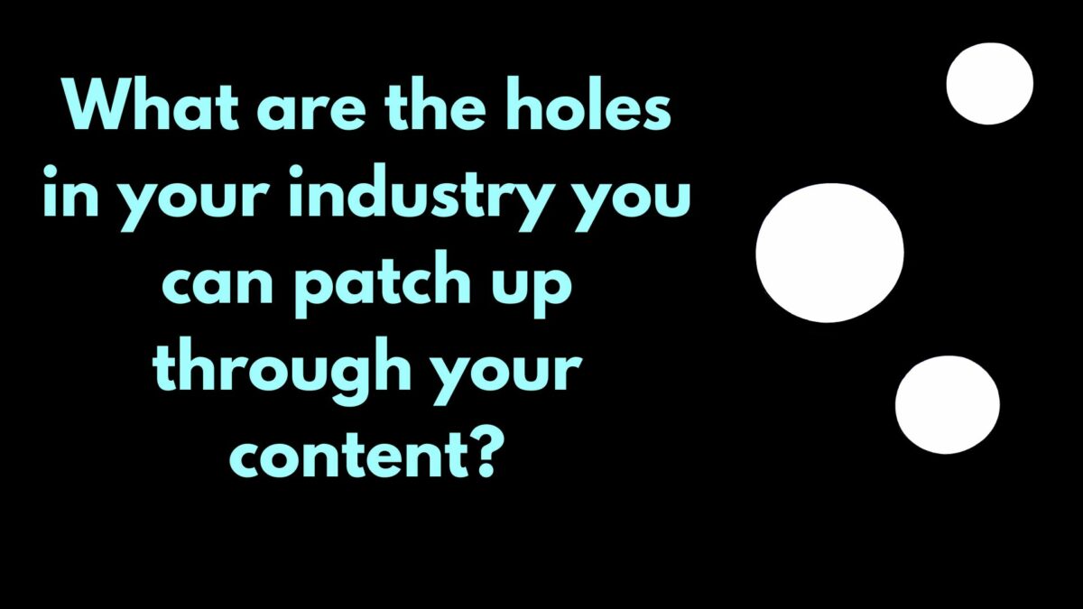 Niche Content Creation Tip