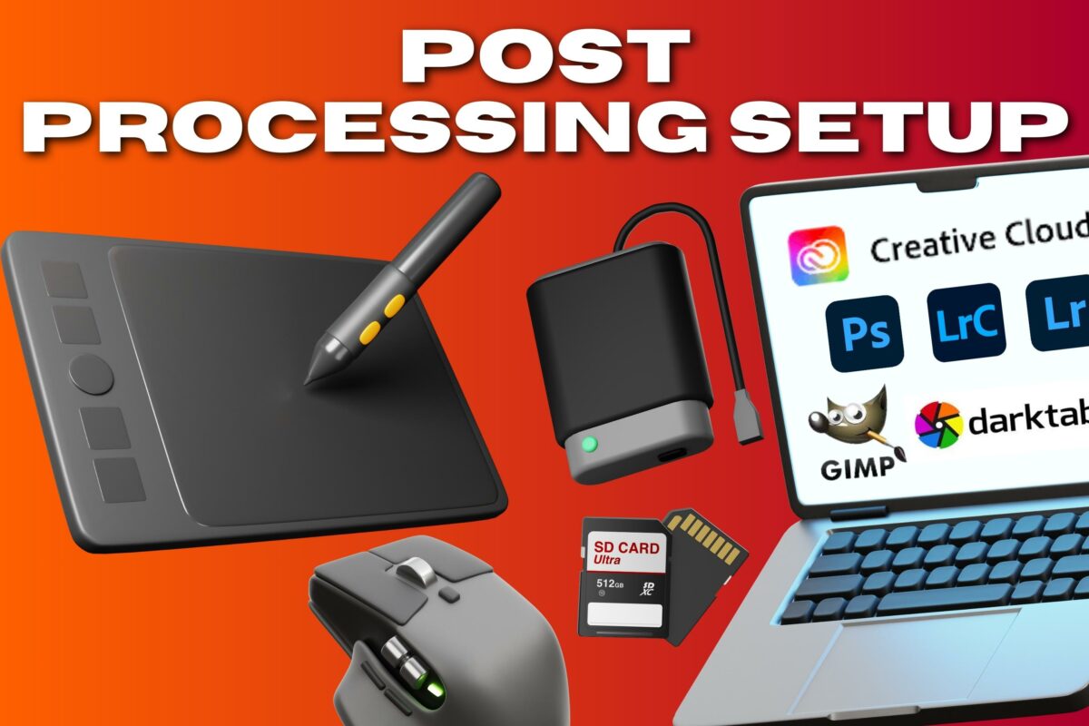 Post Processing Setup For A Newly Set Up Camera.