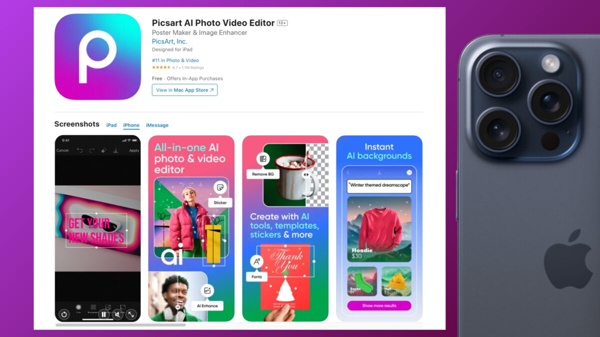 An Iphone 11 And An Iphone 11 Pro Are Shown On A Purple Background, Perfect For Testing The Capabilities Of The Best Photo Editing Apps.