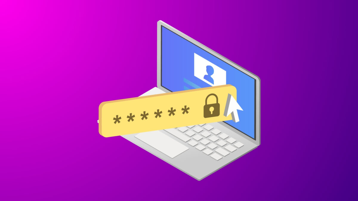 An Isometric Image Of A Laptop Securely Displaying A Password For Organizing Digital Photos.